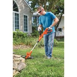 BLACK+DECKER® Electric String Trimmer, 14 in Line Diameter, 120 V, 6.5 A, 8  rpm, 8-1/2 in Overall Length, 4.9 in Overall Width, Additional Information:  36.92 in H - Anawalt Lumber Co.